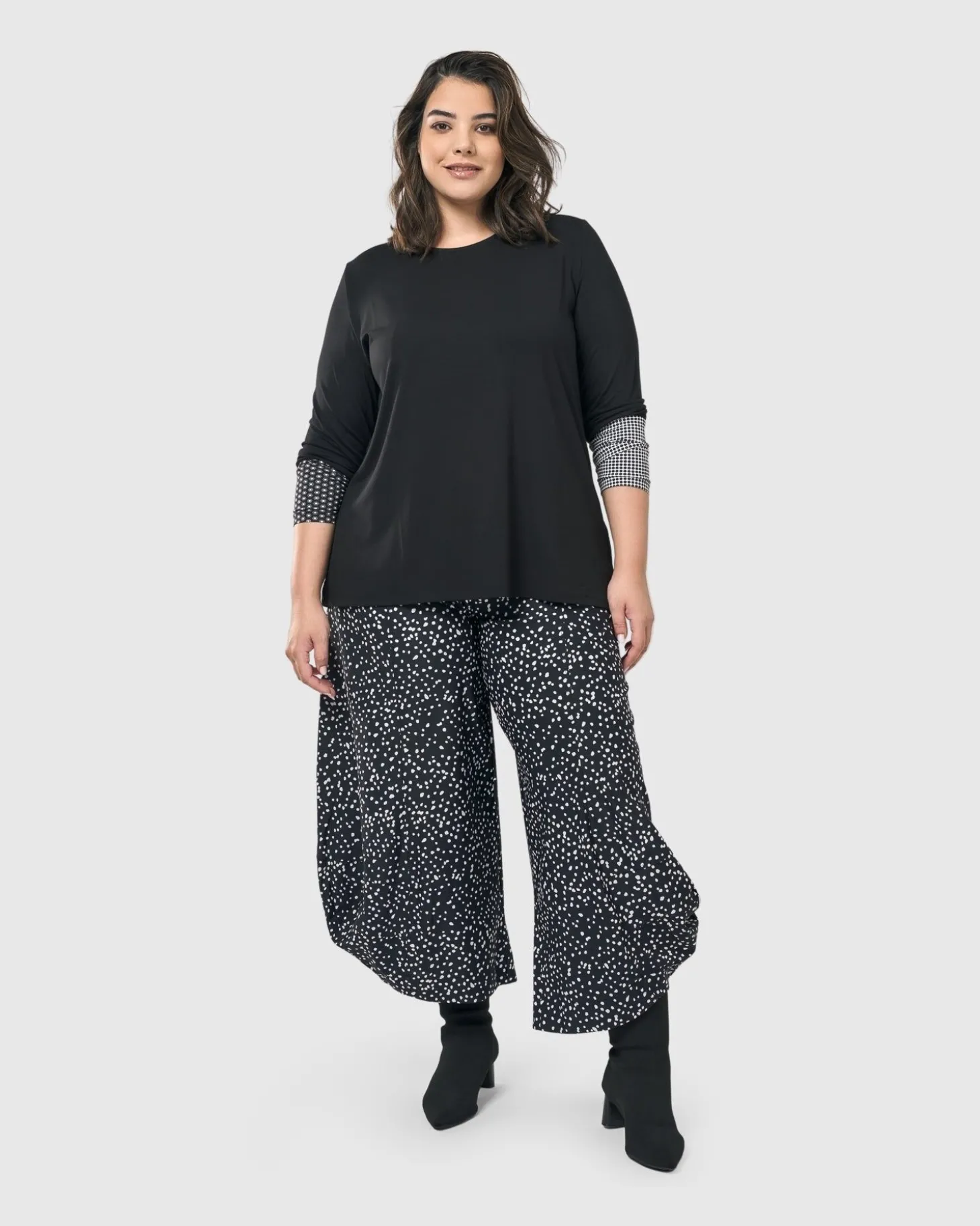 Go-To Long Sleeve Top, Mono