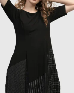 Hera T-Shirt Cocoon Dress, Mix