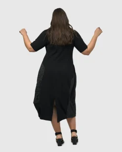 Hera T-Shirt Cocoon Dress, Mix