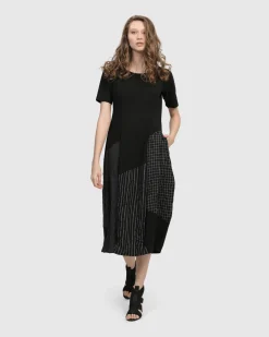 Hera T-Shirt Cocoon Dress, Mix