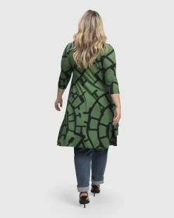Hypnotic Hi-Lo Tunic Top, Clover