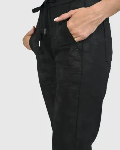Iconic Stretch Jeans, Black Washed