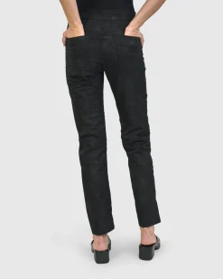 Iconic Stretch Jeans, Black Washed