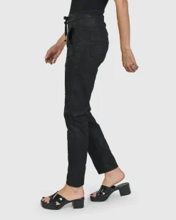 Iconic Stretch Jeans, Black Washed