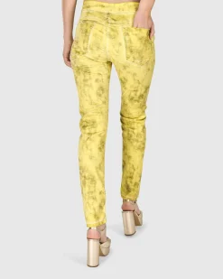 Iconic Stretch Jeans, Citron