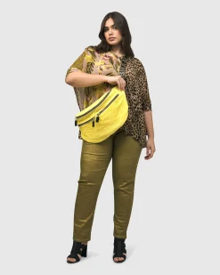 Iconic Stretch Jeans, Green Snake