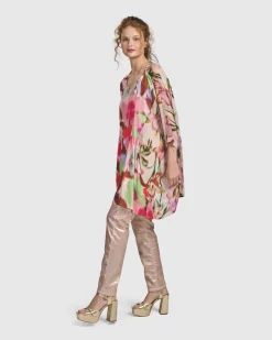 Iconic Stretch Jeans, Metallic Powder