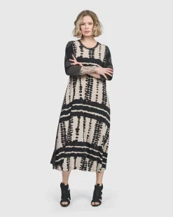 Incan Trail T-Shirt Dress, Savanna