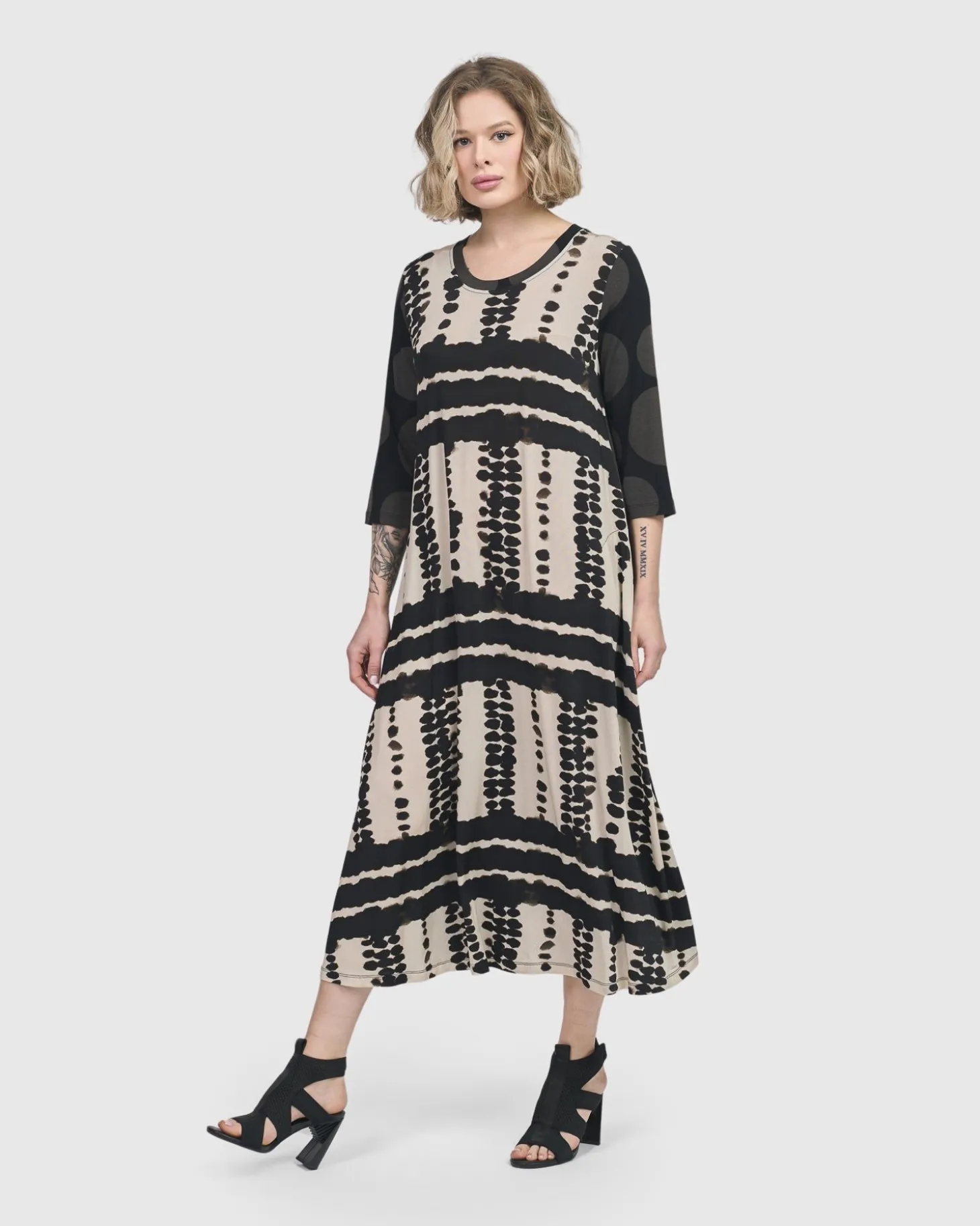 Incan Trail T-Shirt Dress, Savanna