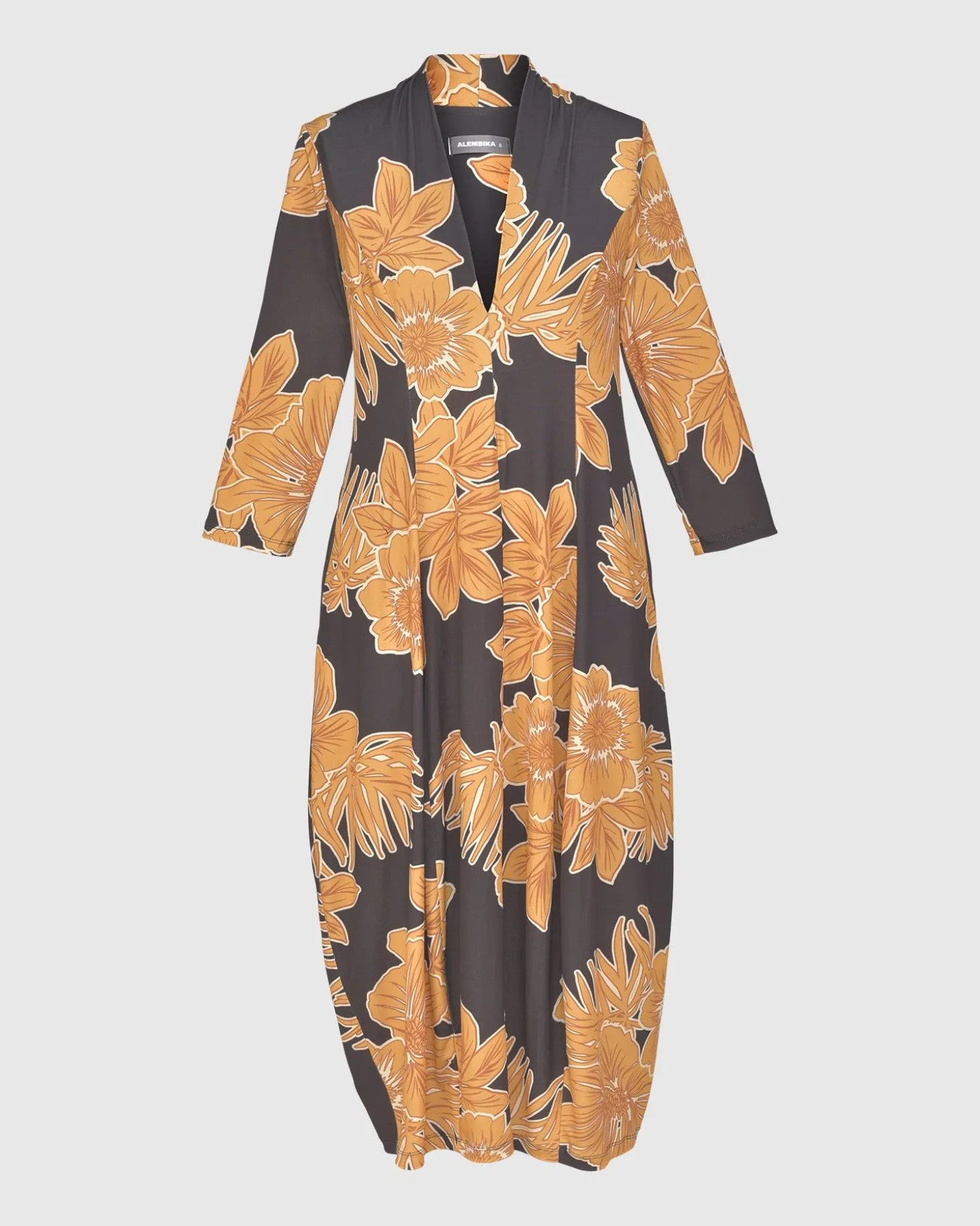 Island Cocoon Dress, Gold