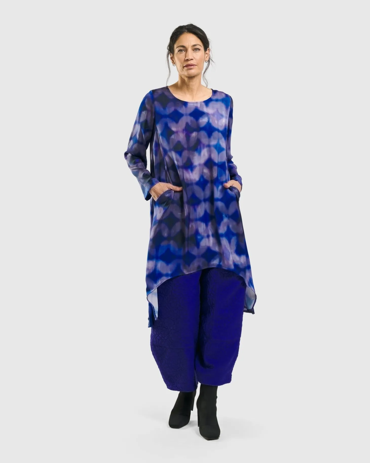 Jacquard Tapestry Pants, Royal