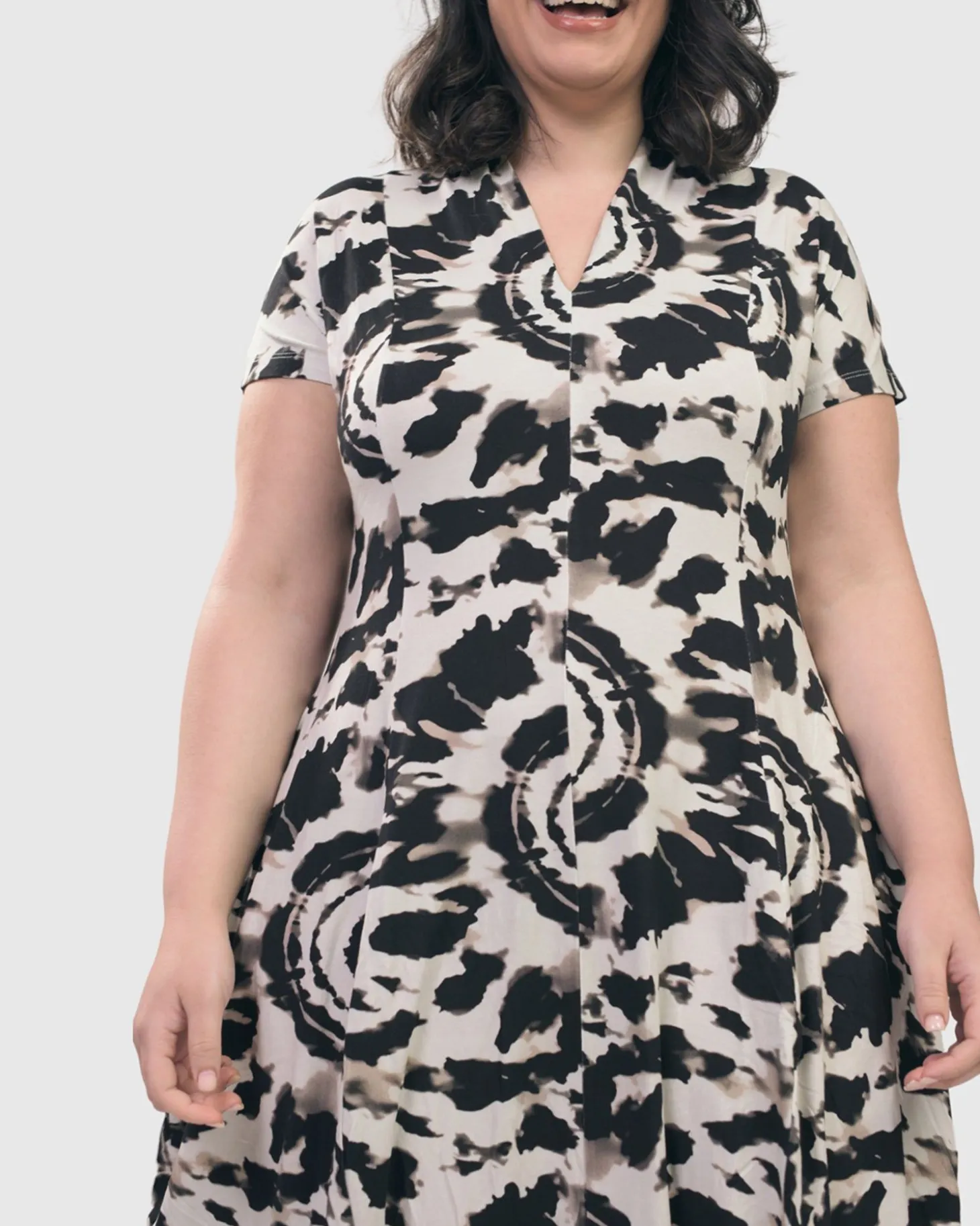 Jane Cocoon Midi Dress, Tie Dye