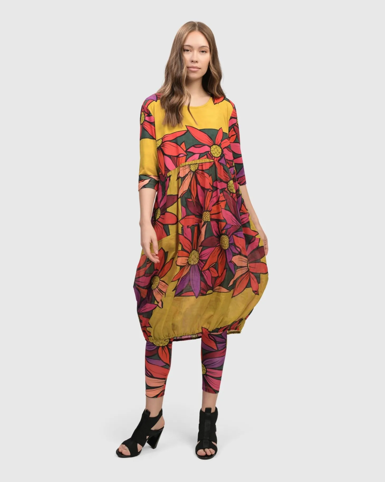 Jasmine Relaxed Dress, Bouquet