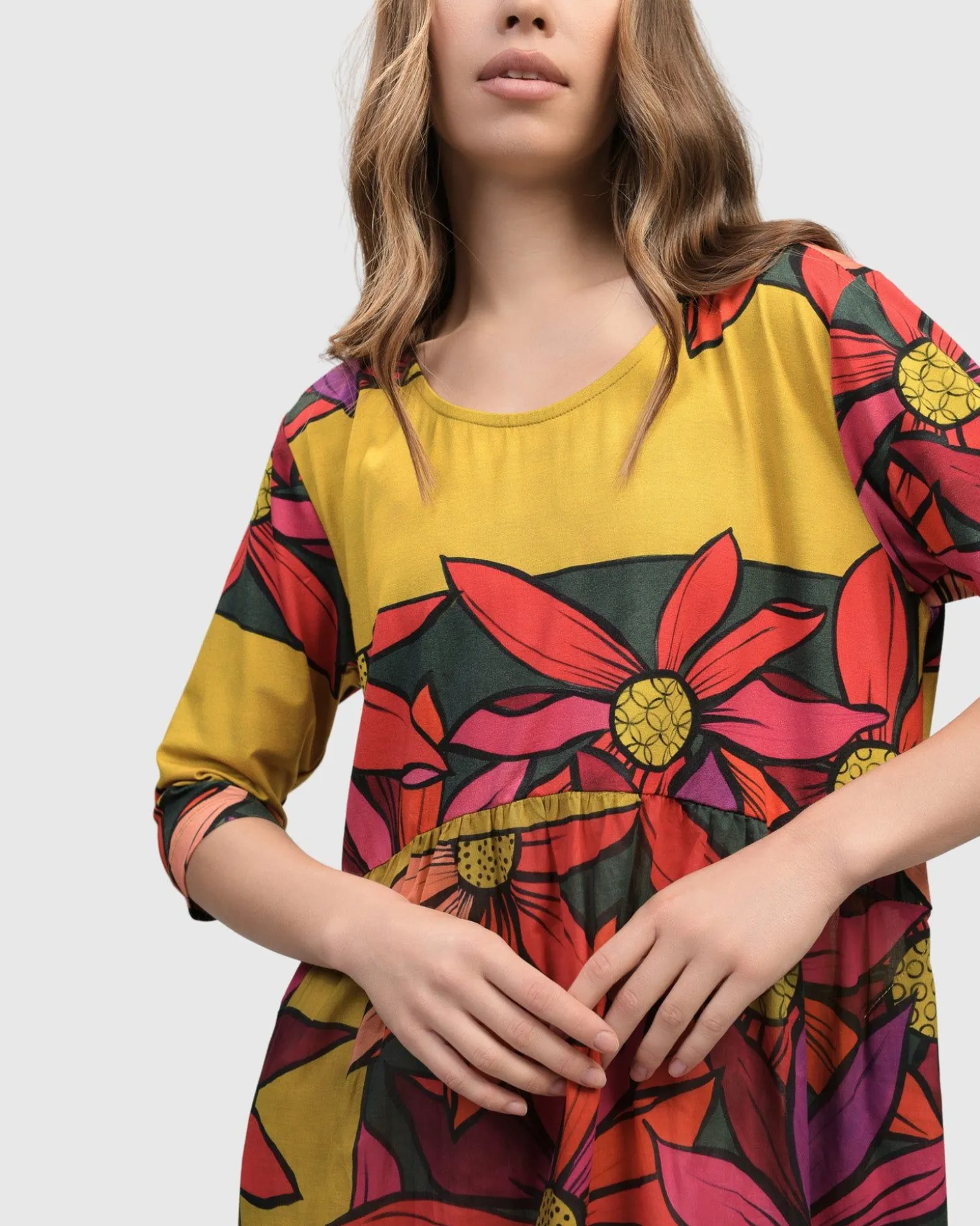 Jasmine Relaxed Dress, Bouquet