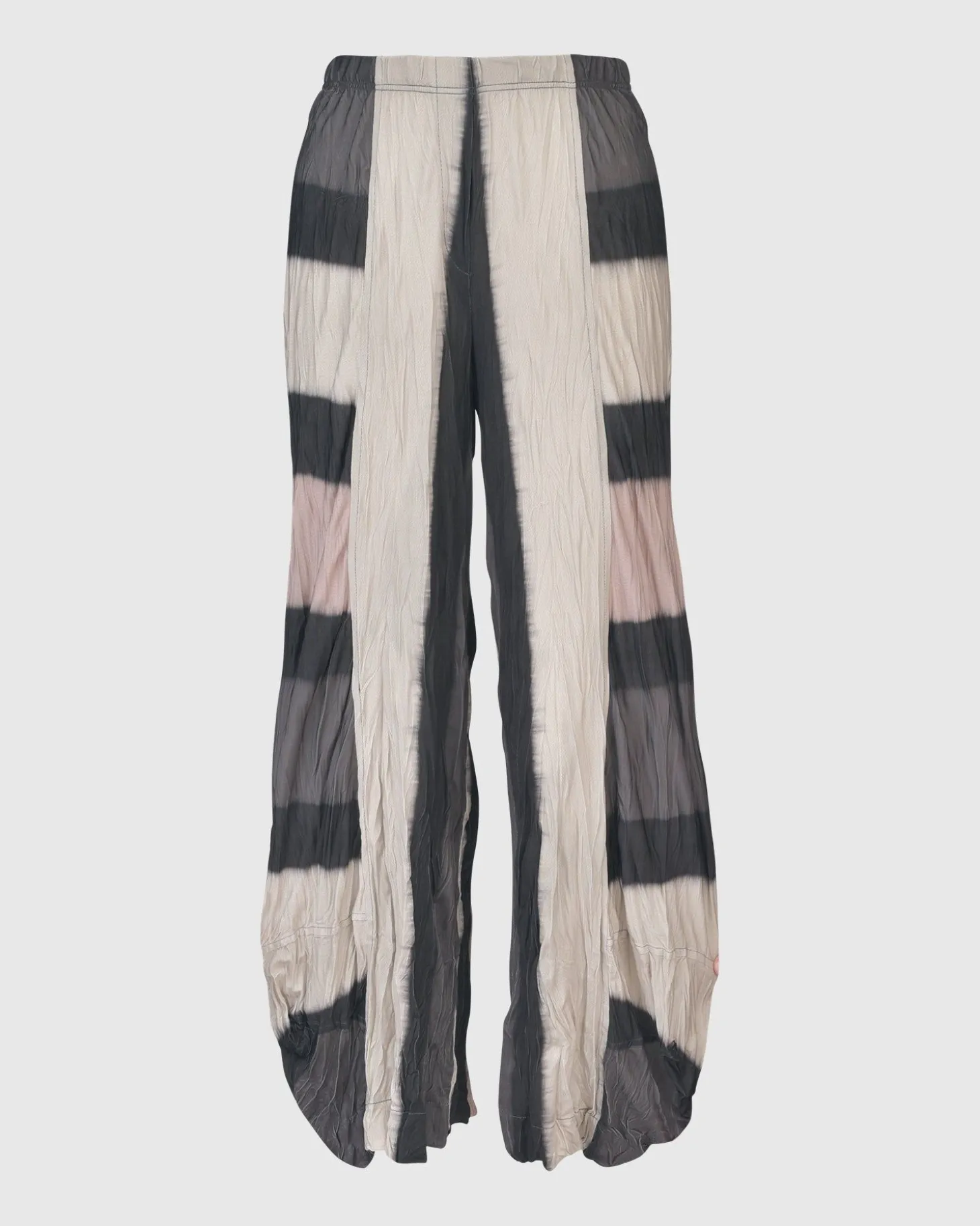 Jess Crinkle Punto Pants, Stripe