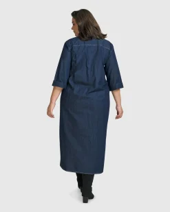 Joie Collared Dress, Denim