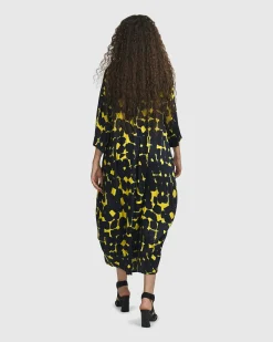 Josephina Button Down Dress, Tie Dye