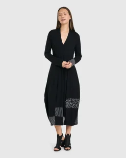 Josie Cocoon Dress, Mono