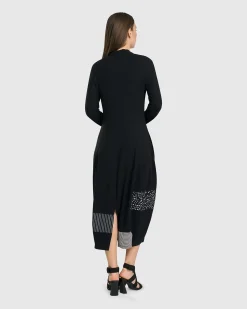 Josie Cocoon Dress, Mono