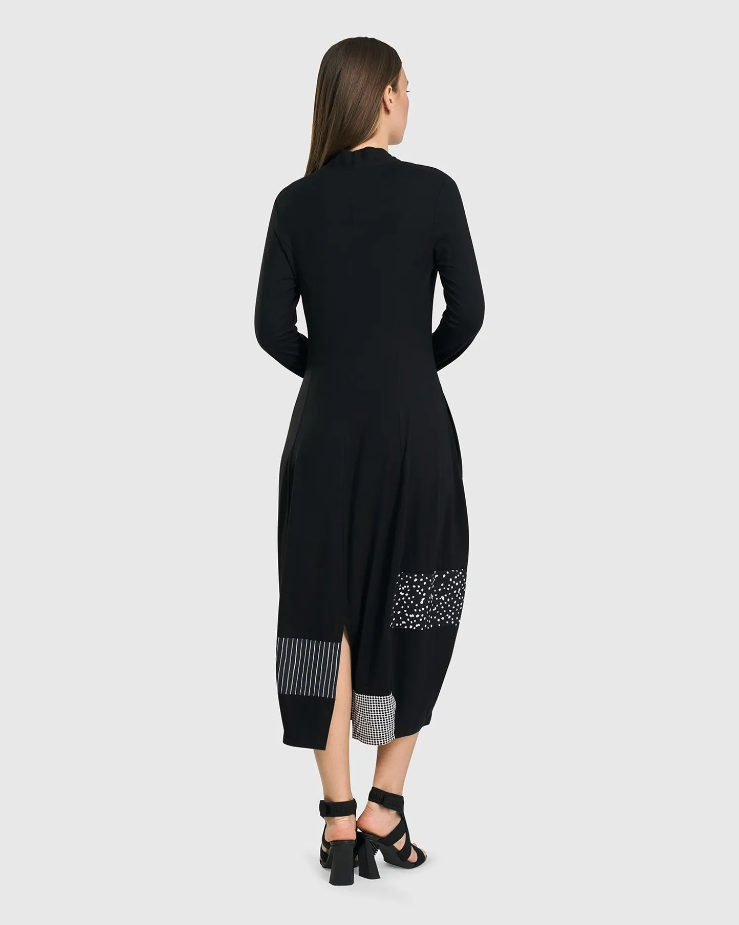Josie Cocoon Dress, Mono