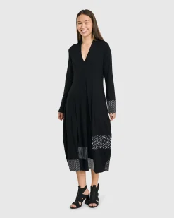 Josie Cocoon Dress, Mono