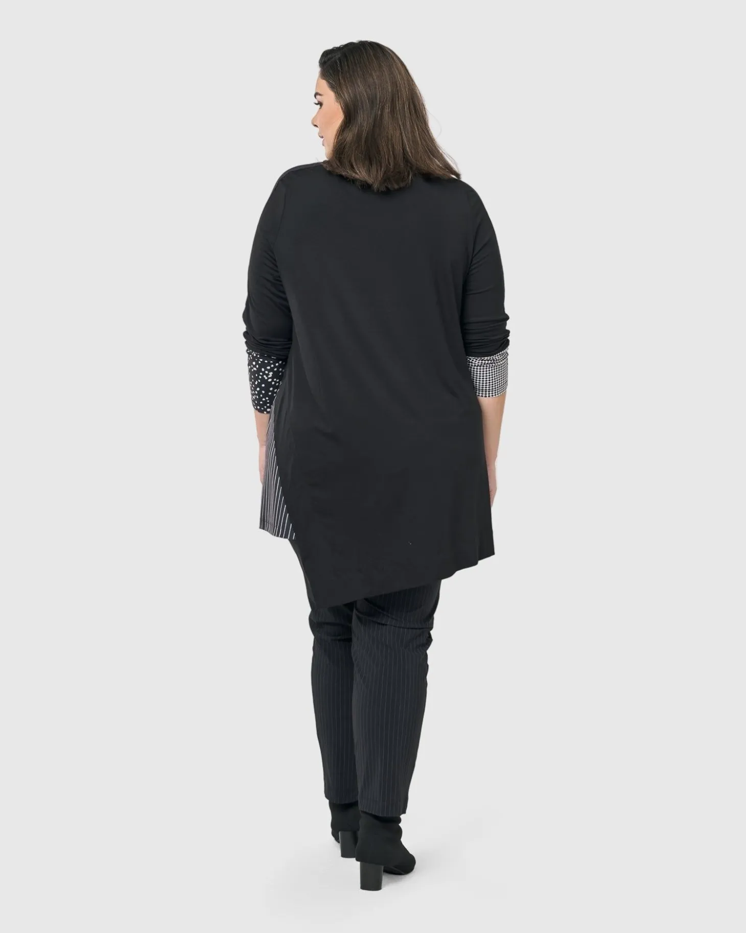 Josie Swing Tunic Top, Mono