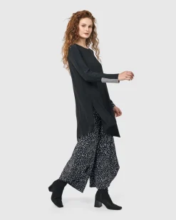 Josie Swing Tunic Top, Mono