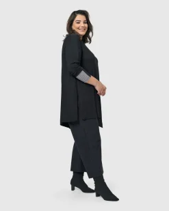 Josie Swing Tunic Top, Mono