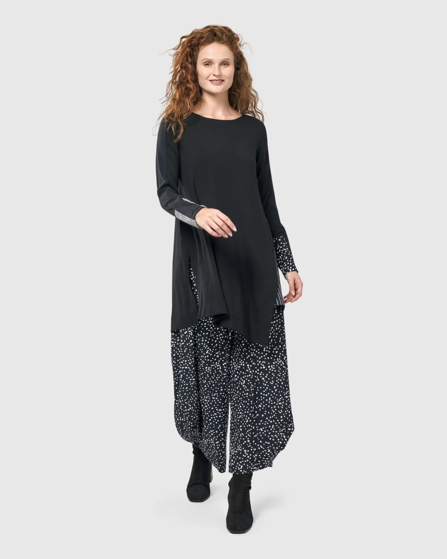 Julee Punto Pants, Dots