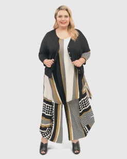 Kenna Crop Cardigan, Circles