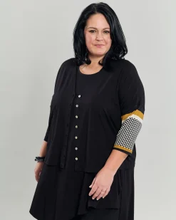 Kenna Crop Cardigan, Circles