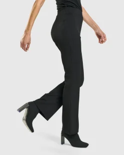Kick Flare Curator Pants, Black