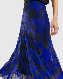 Kusama Swing Skirt, Royal