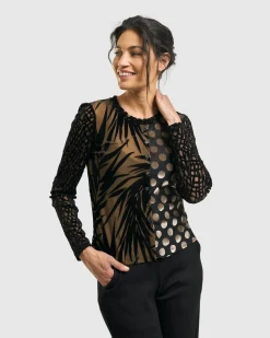 Kuzco Cropped Cardigan Top, Gold