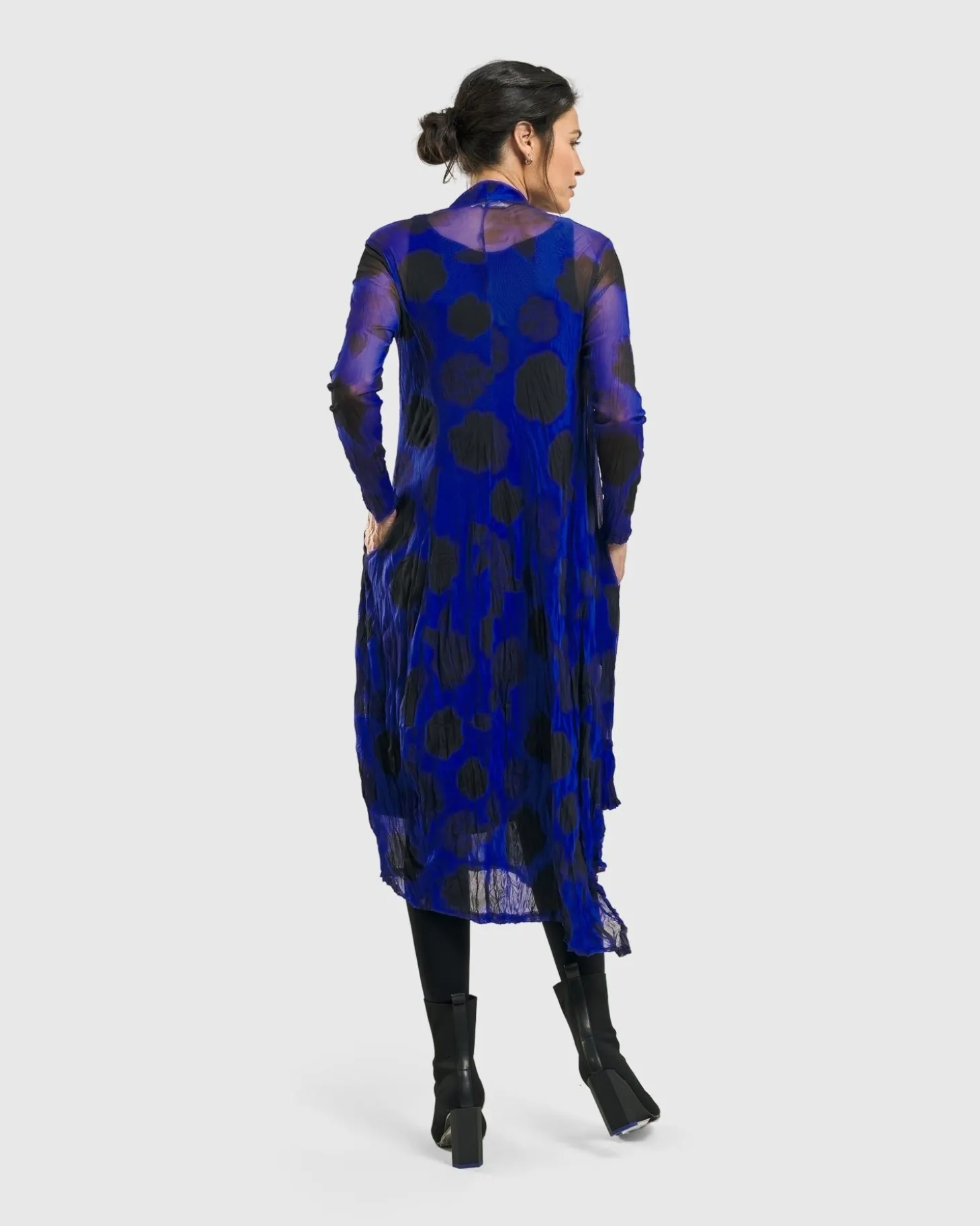 Ladybug A-Line Dress, Royal