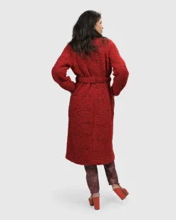 Leading Lady Coat, Scarlet