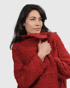 Leading Lady Coat, Scarlet