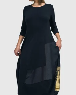 Lexington Crew Cocoon Dress, Navy