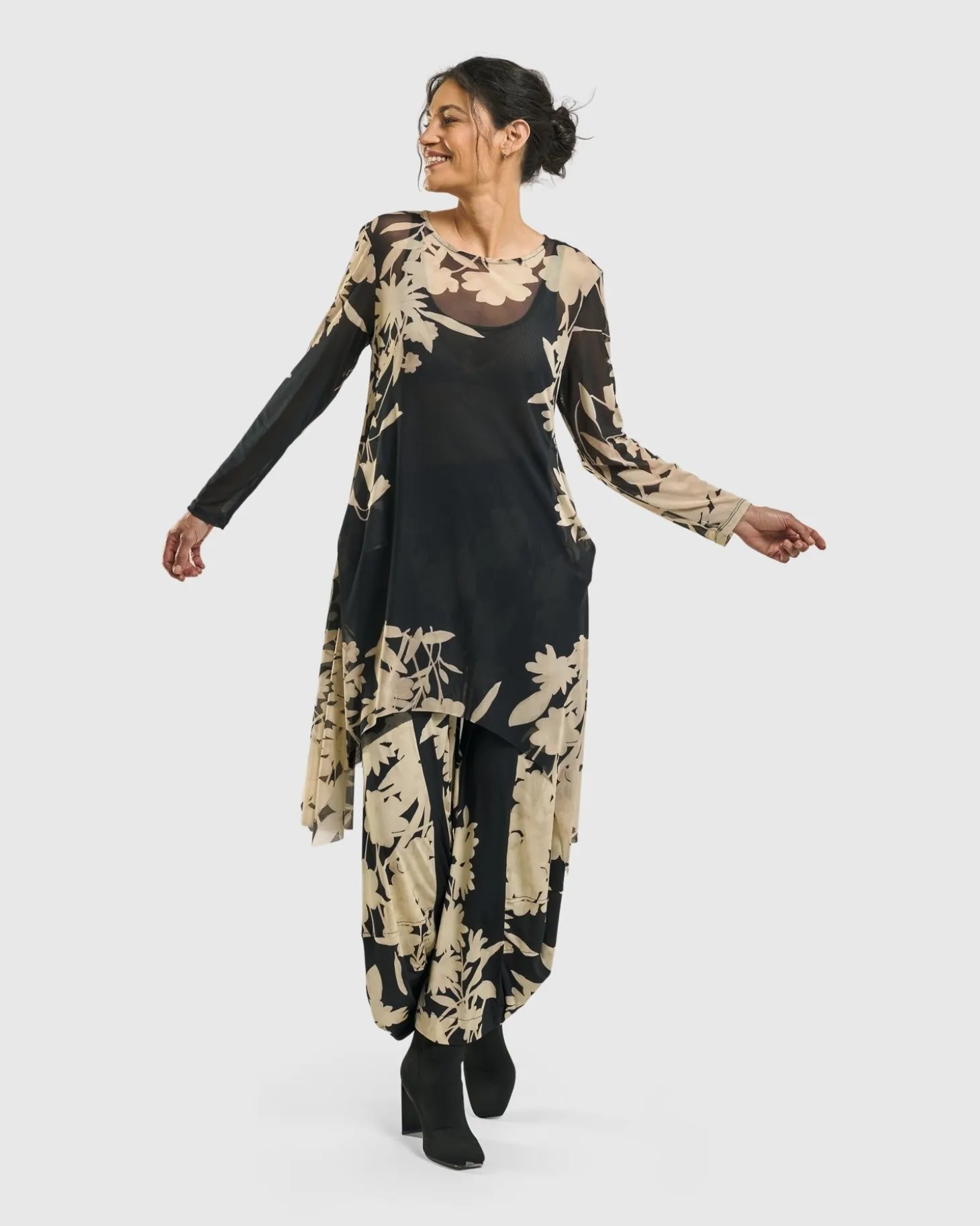 Lilia Tunic Top, Floral