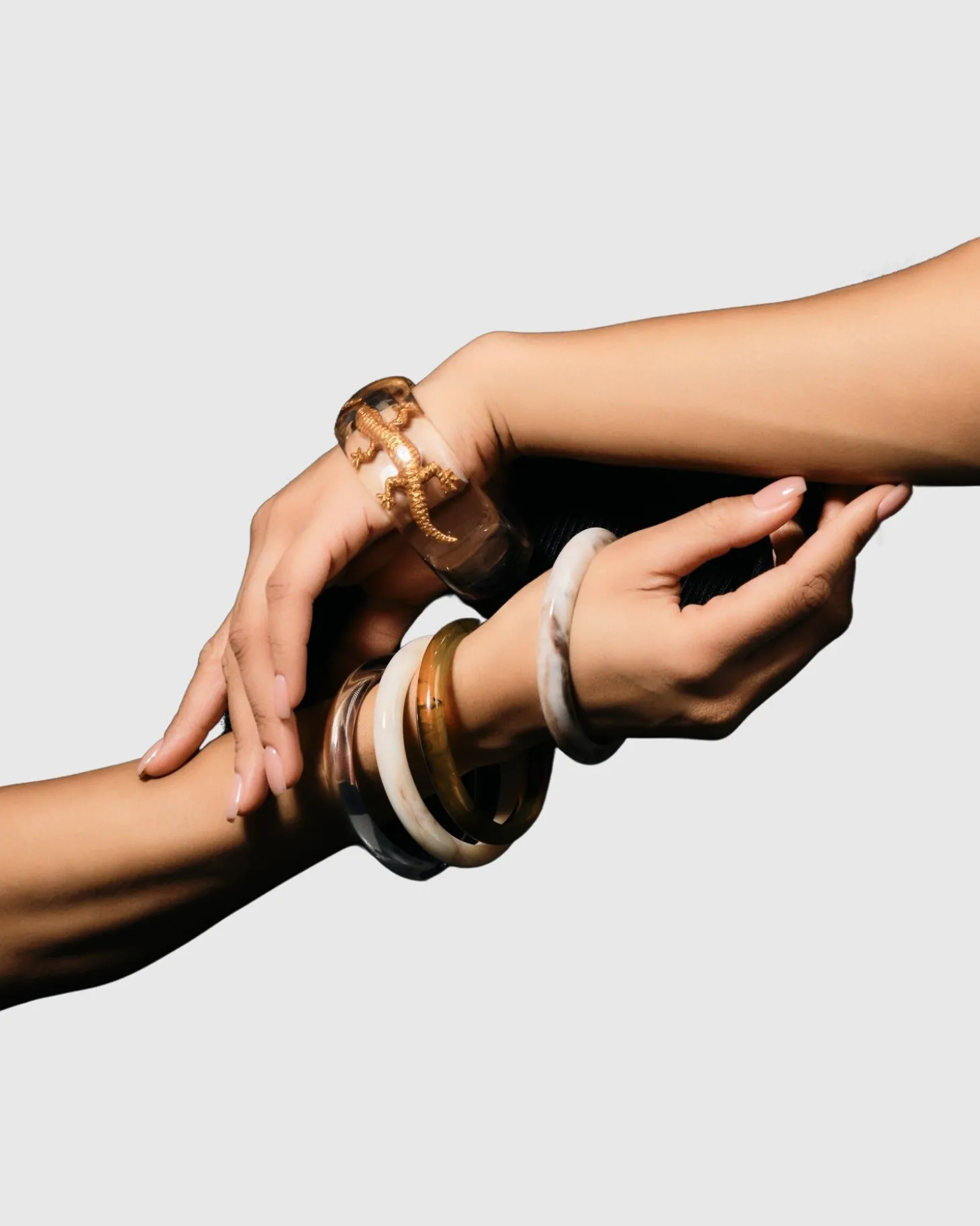 Lucky Bangle Bracelet, Gold