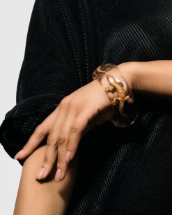 Lucky Bangle Bracelet, Gold