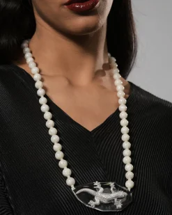 Lucky Bead Necklace, Frost