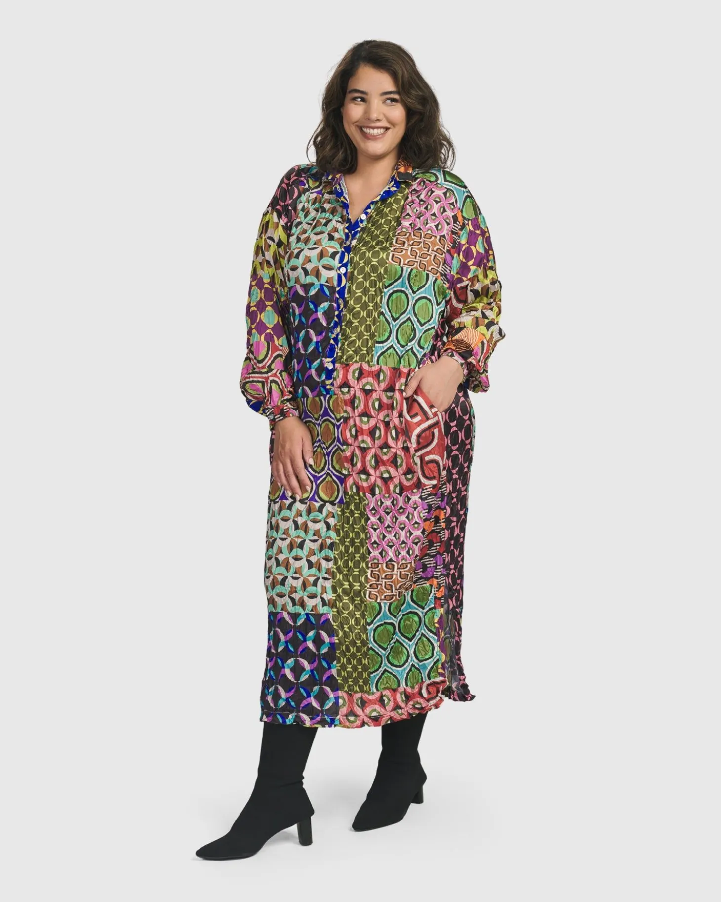 Lucy Kaleidoscope Maxi Dress