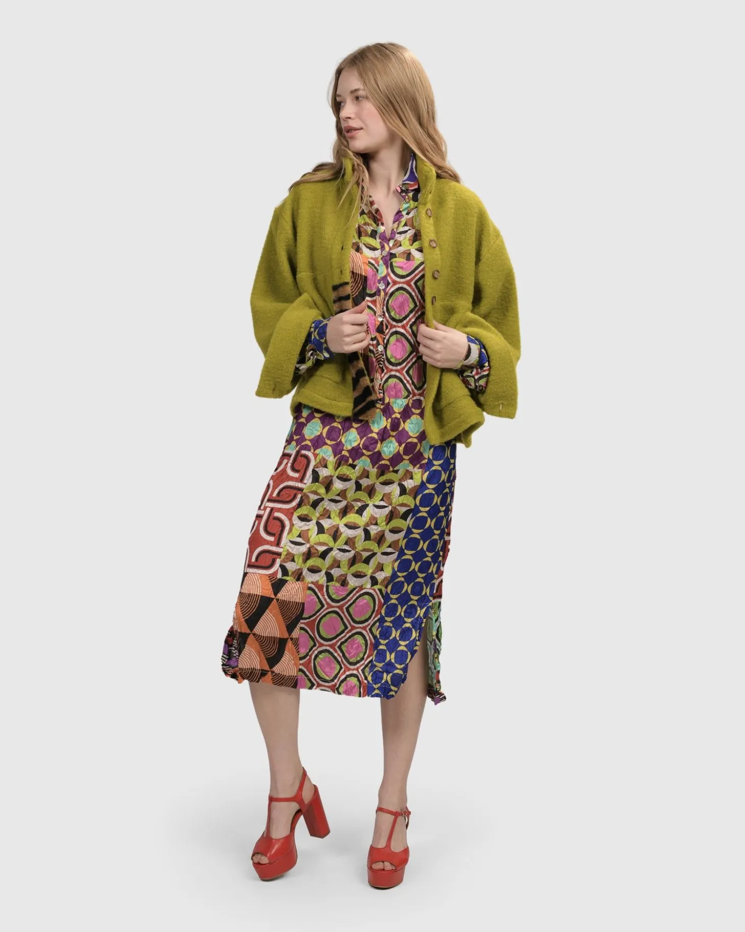 Lucy Kaleidoscope Maxi Dress