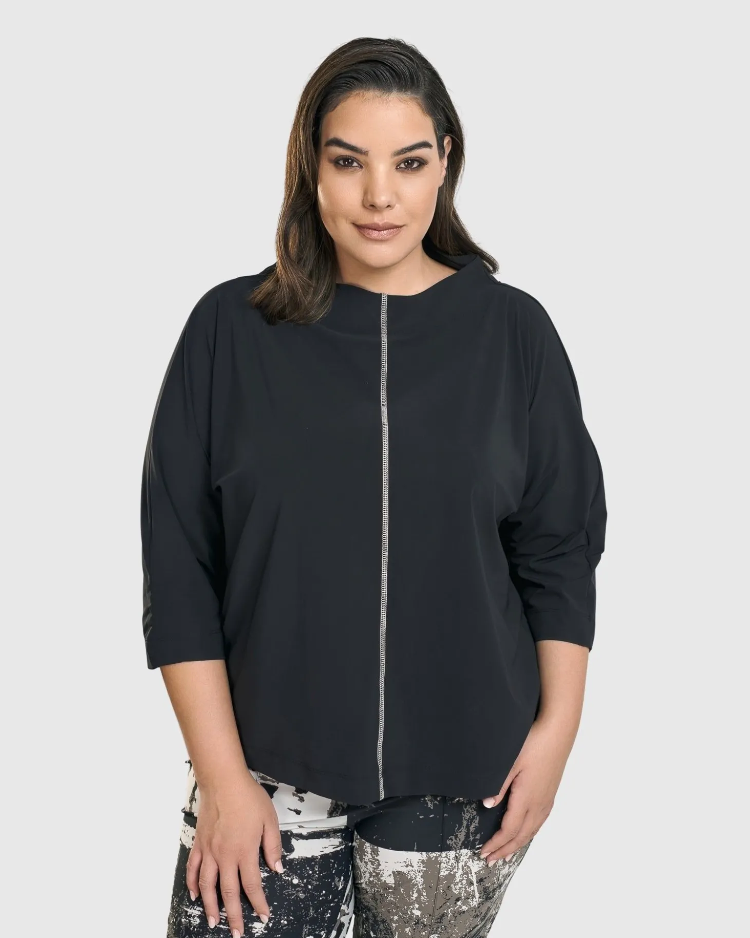 Matrix Boxy Top, Black