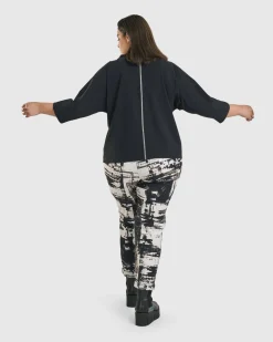 Matrix Boxy Top, Black