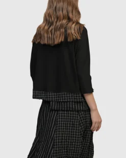 Medusa Asymmetric Boxy Tee, Mix