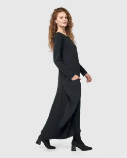 Midnight Maxi Dress, Black