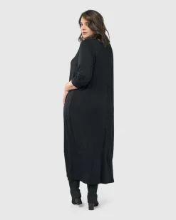 Midnight Maxi Dress, Black