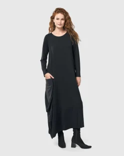 Midnight Maxi Dress, Black